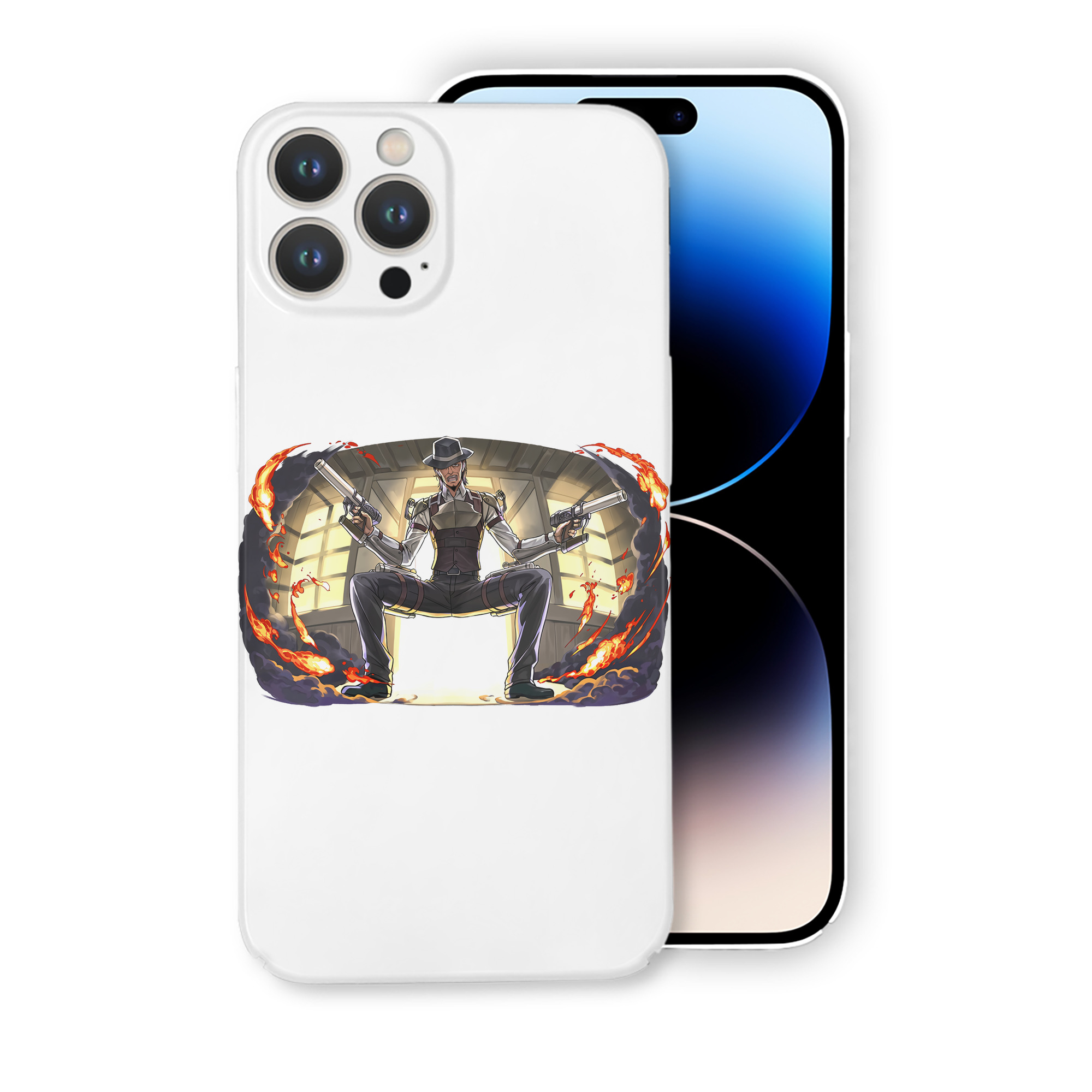 （画像用） 進撃の巨人 ケニー·アッカーマン Attack on Titan Kenny Ackerman 【iPhone 14シリーズ対応】ハードケース